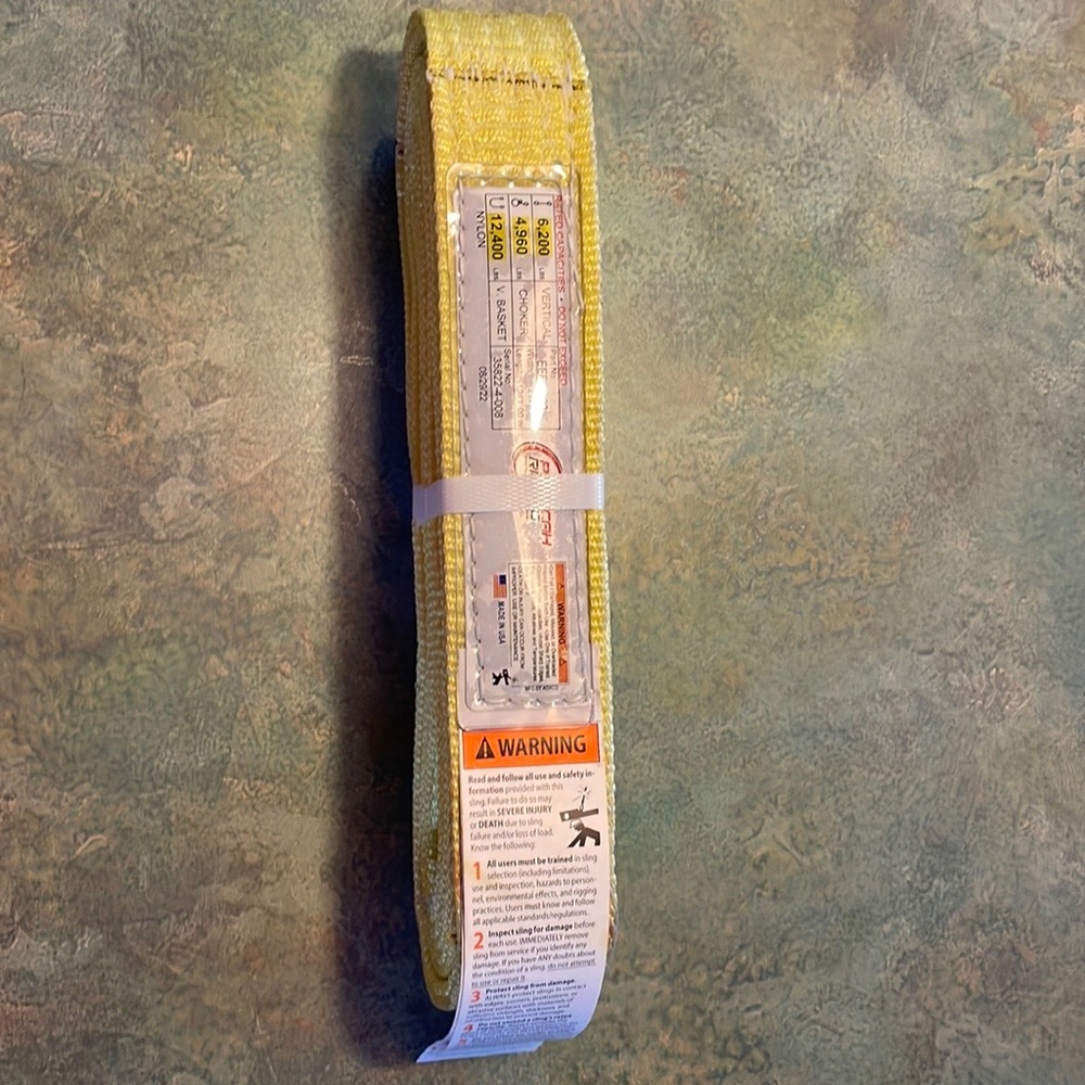 Pittsburgh Rigging strap 2”x 10’ nylon brand new